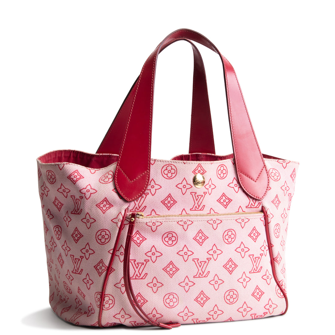 LOUIS VUITTON Cabas Ipanema PM w/ Pouch - Pink OUTLET FINAL SALE