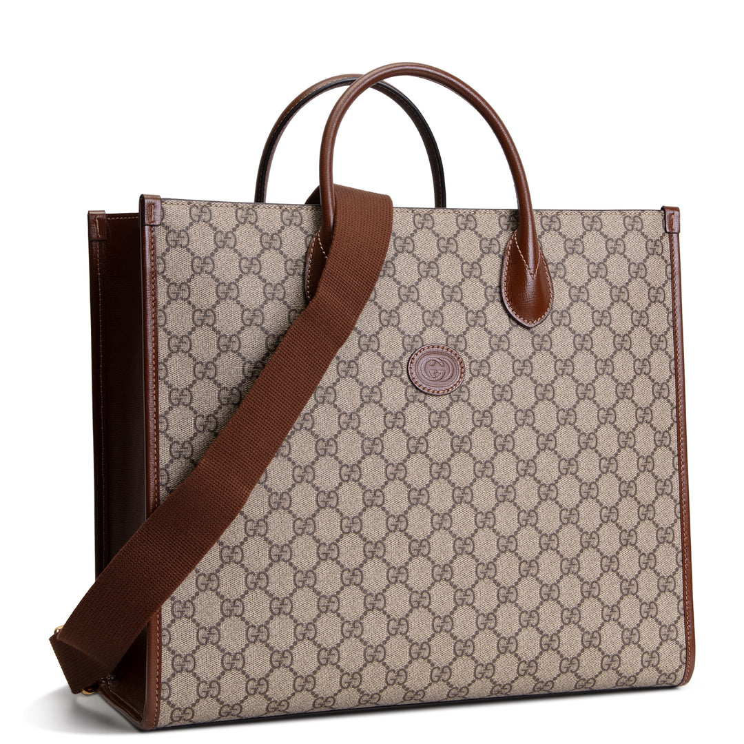 GUCCI GG Supreme Dollar Retro Interlocking G Tote Bag
