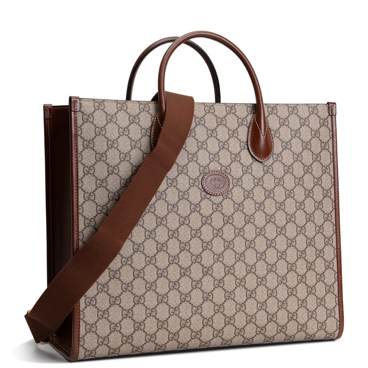 GUCCI GG Supreme Dollar Retro Interlocking G Tote Bag