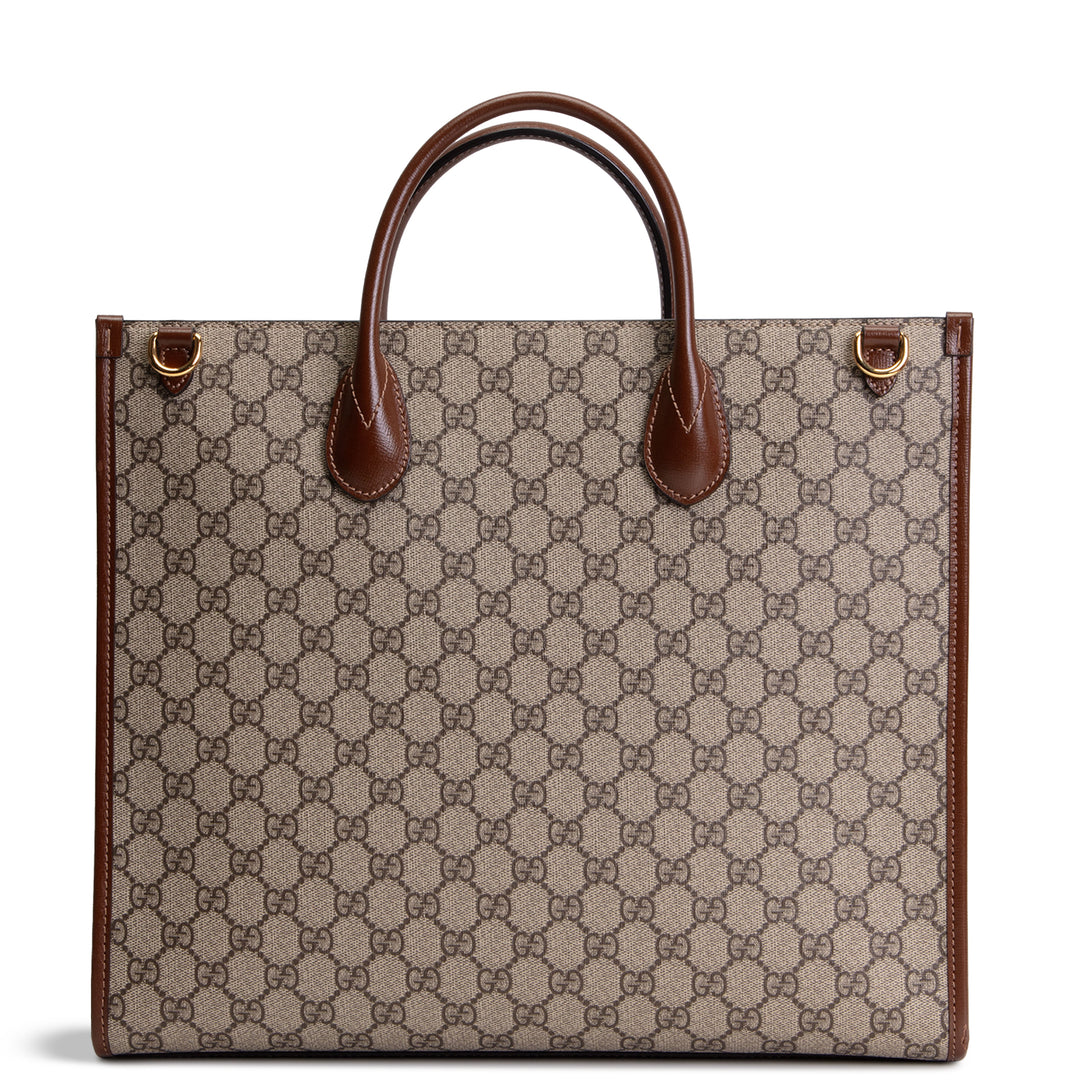 GUCCI GG Supreme Dollar Retro Interlocking G Tote Bag