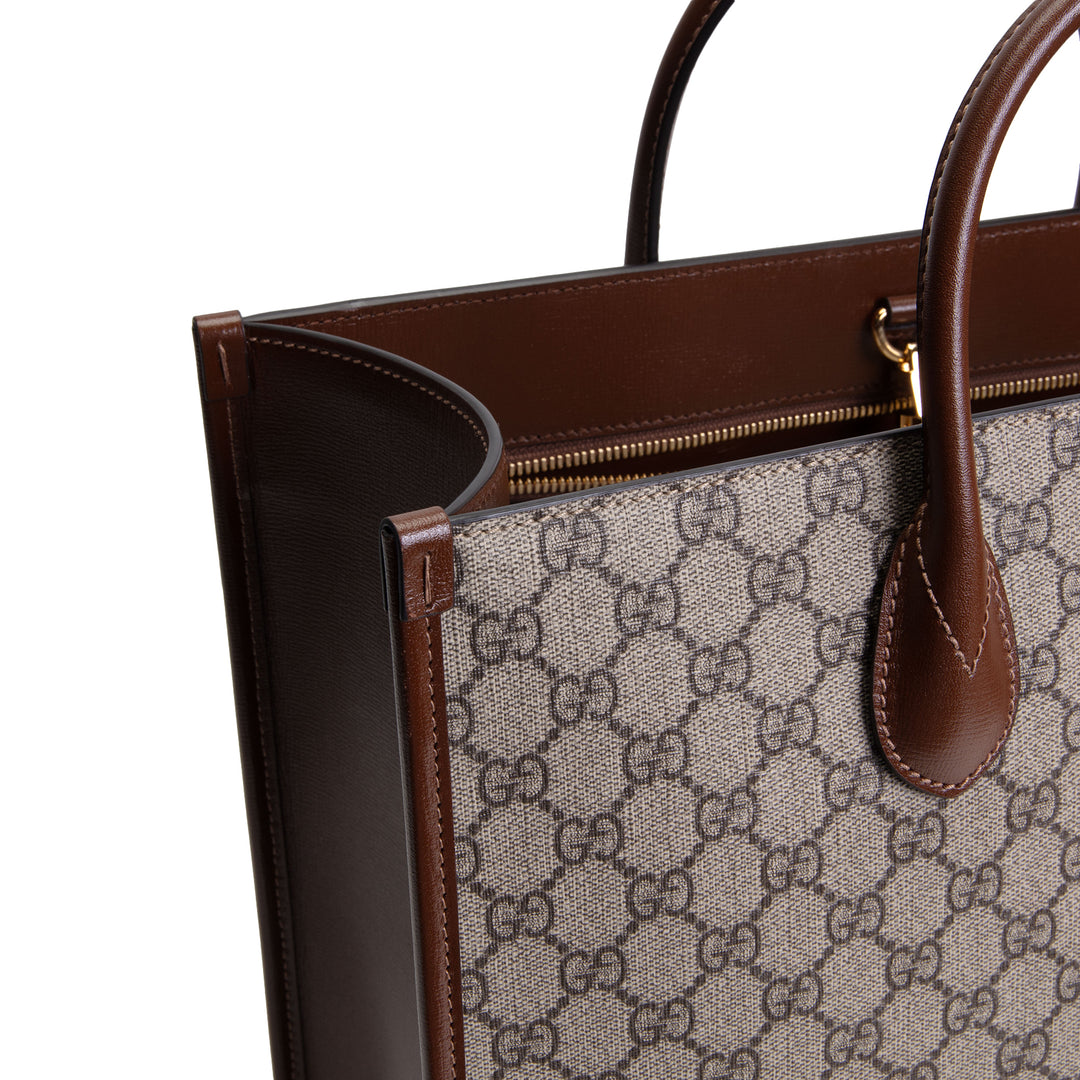 GUCCI GG Supreme Dollar Retro Interlocking G Tote Bag
