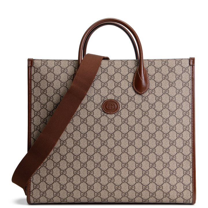 GUCCI GG Supreme Dollar Retro Interlocking G Tote Bag