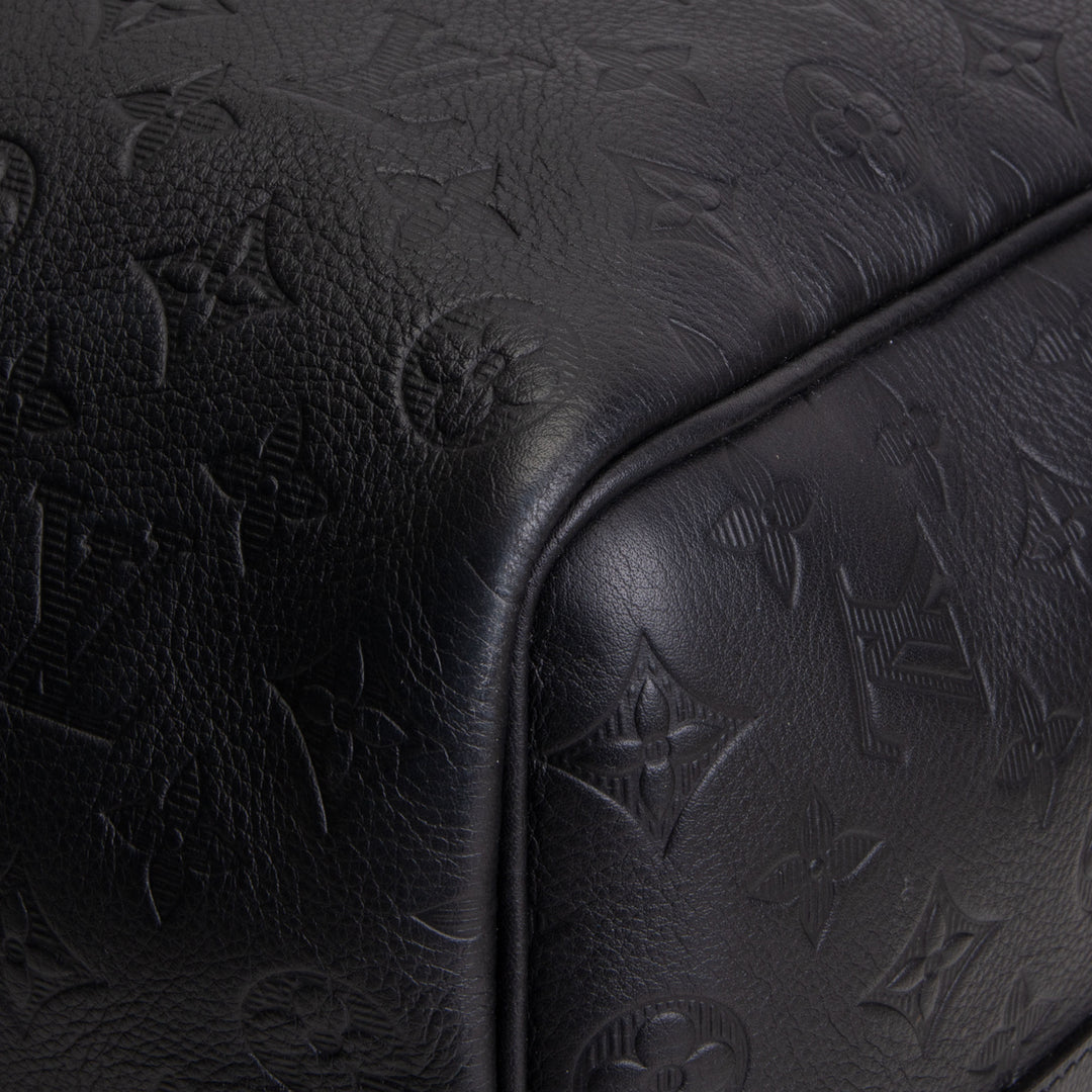 LOUIS VUITTON Keepall 50 Bandouliere Monogram Shadow Leather
