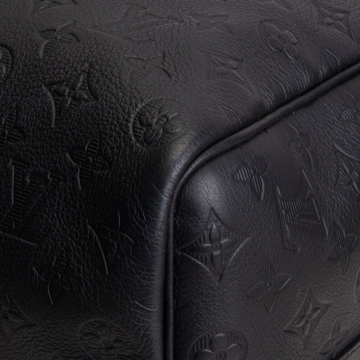LOUIS VUITTON Keepall 50 Bandouliere Monogram Shadow Leather
