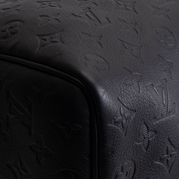 LOUIS VUITTON Keepall 50 Bandouliere Monogram Shadow Leather