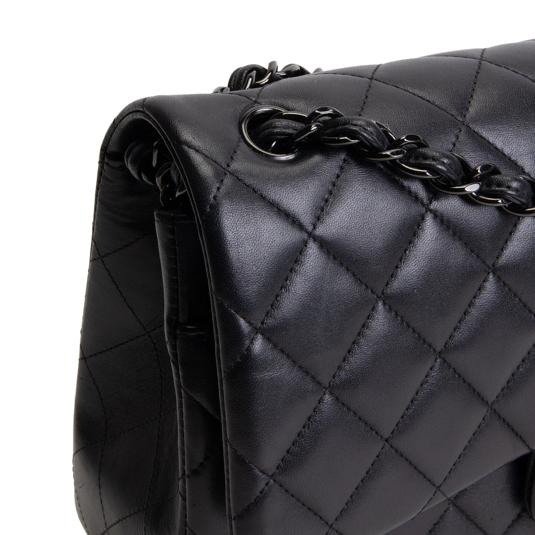 CHANEL Jumbo Double Flap So Black