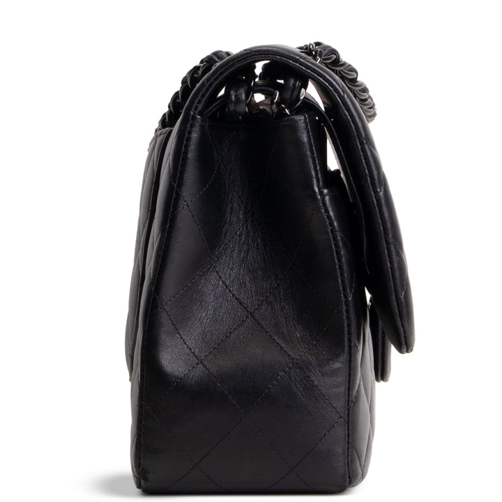 CHANEL Jumbo Double Flap So Black