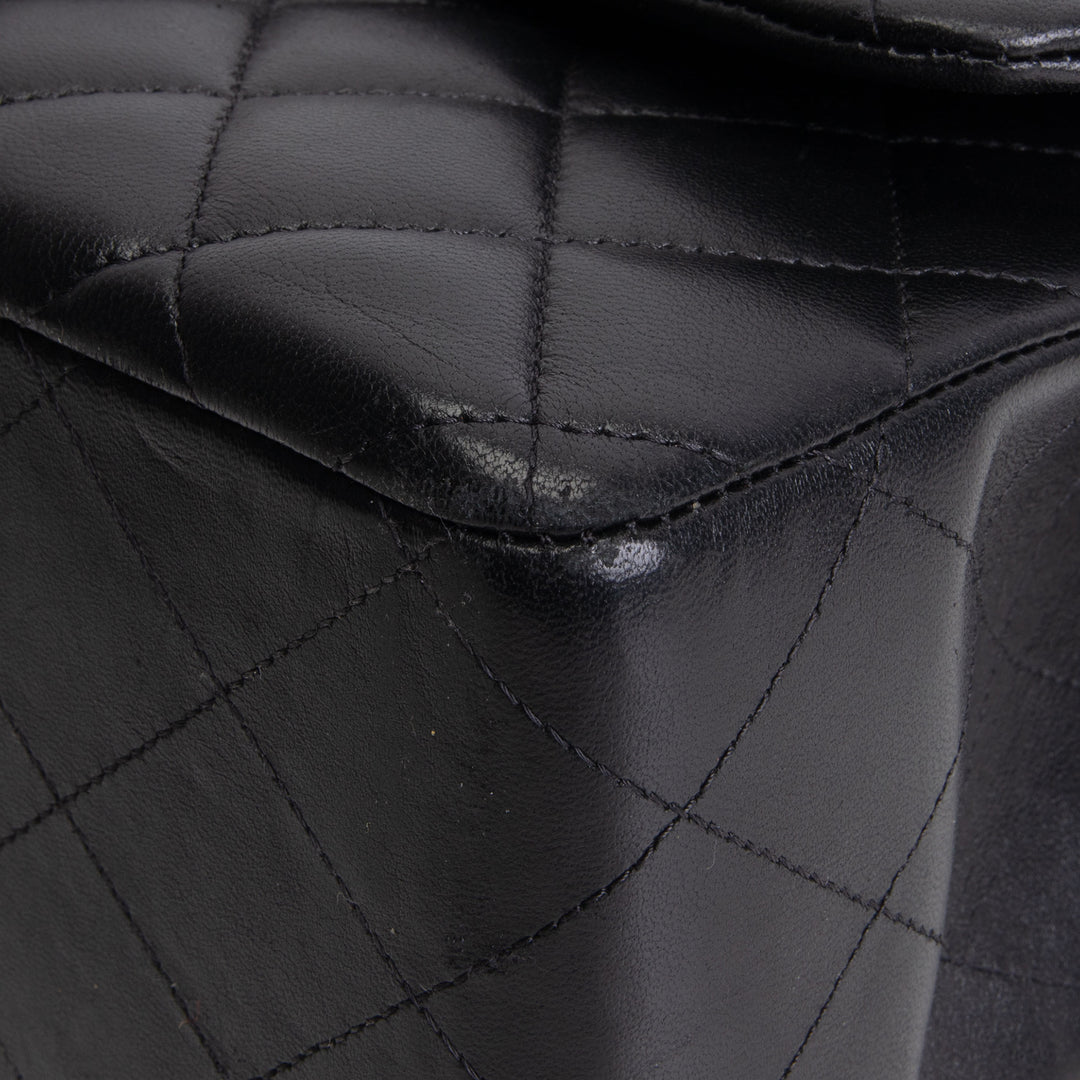 CHANEL Jumbo Double Flap So Black