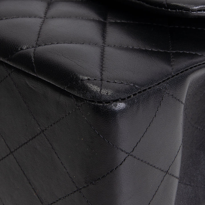 CHANEL Jumbo Double Flap So Black
