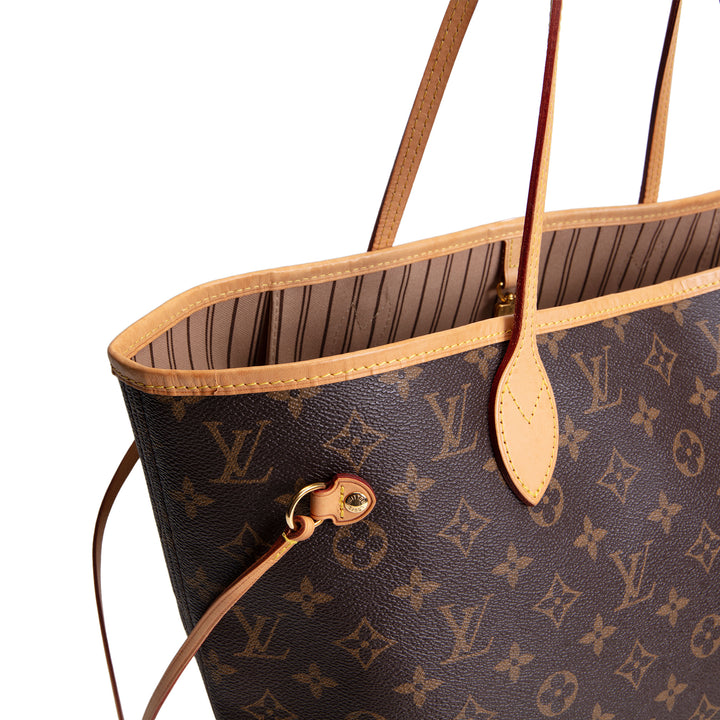 LOUIS VUITTON Monogram Neverfull MM w/ Pouch