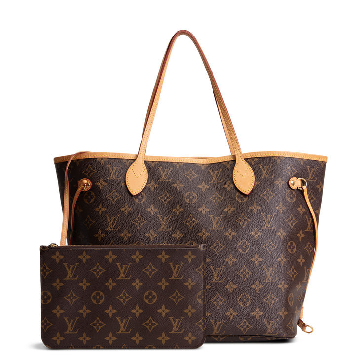 LOUIS VUITTON Monogram Neverfull MM w/ Pouch