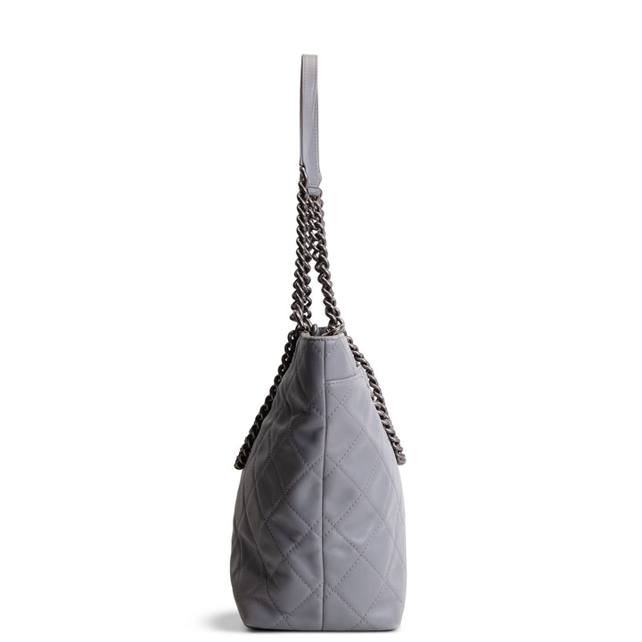 CHANEL Paris Seoul Shopping In Chains Tote - Grey OUTLET FINAL SALE