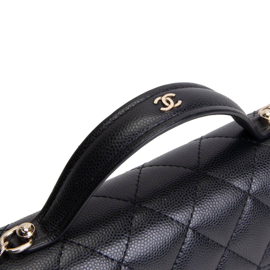 CHANEL Trendy Handle Clutch w/ Chain