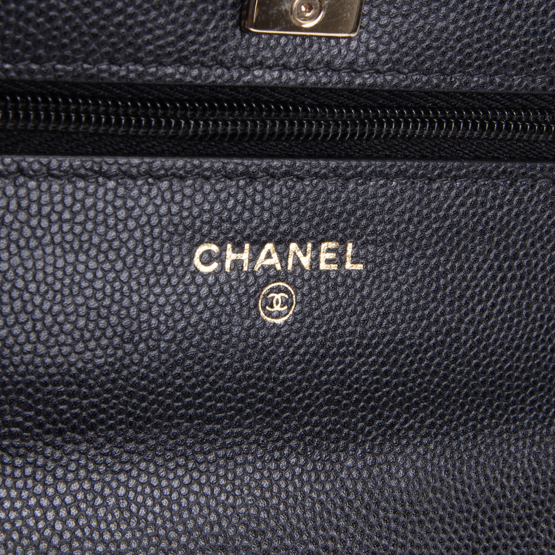 CHANEL Trendy Handle Clutch w/ Chain