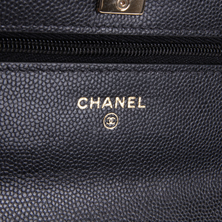 CHANEL Trendy Handle Clutch w/ Chain