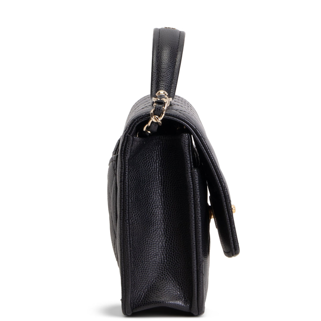 CHANEL Trendy Handle Clutch w/ Chain