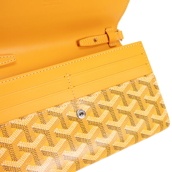 GOYARD Goyardine Varenne Continental Wallet w/ Strap
