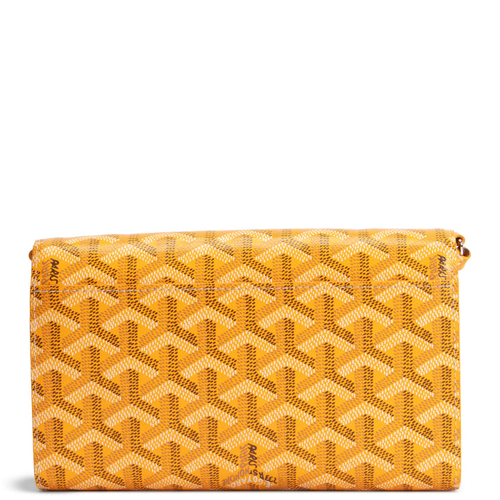 GOYARD Goyardine Varenne Continental Wallet w/ Strap