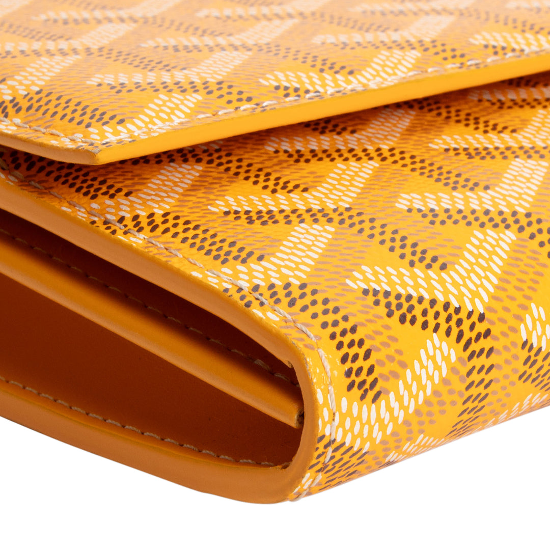 GOYARD Goyardine Varenne Continental Wallet w/ Strap