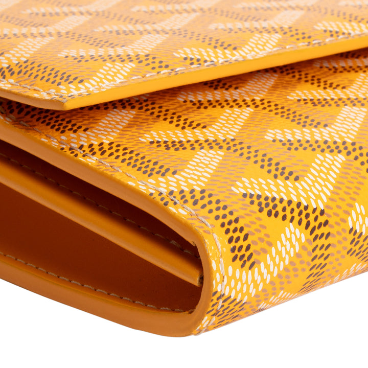 GOYARD Goyardine Varenne Continental Wallet w/ Strap