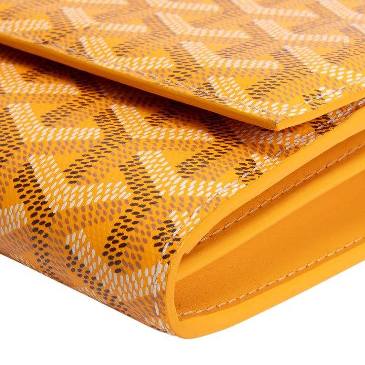 GOYARD Goyardine Varenne Continental Wallet w/ Strap