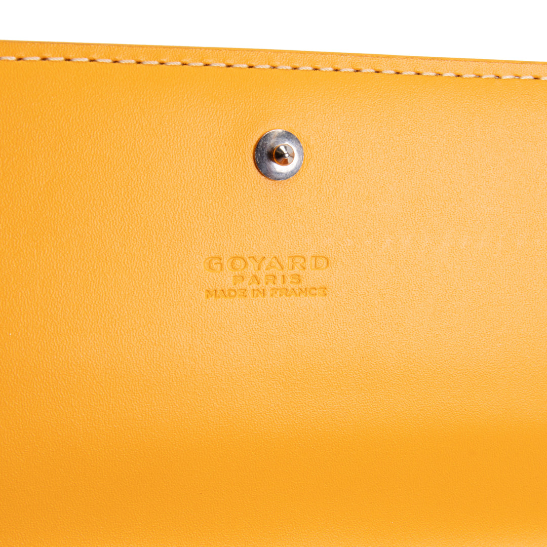 GOYARD Goyardine Varenne Continental Wallet w/ Strap