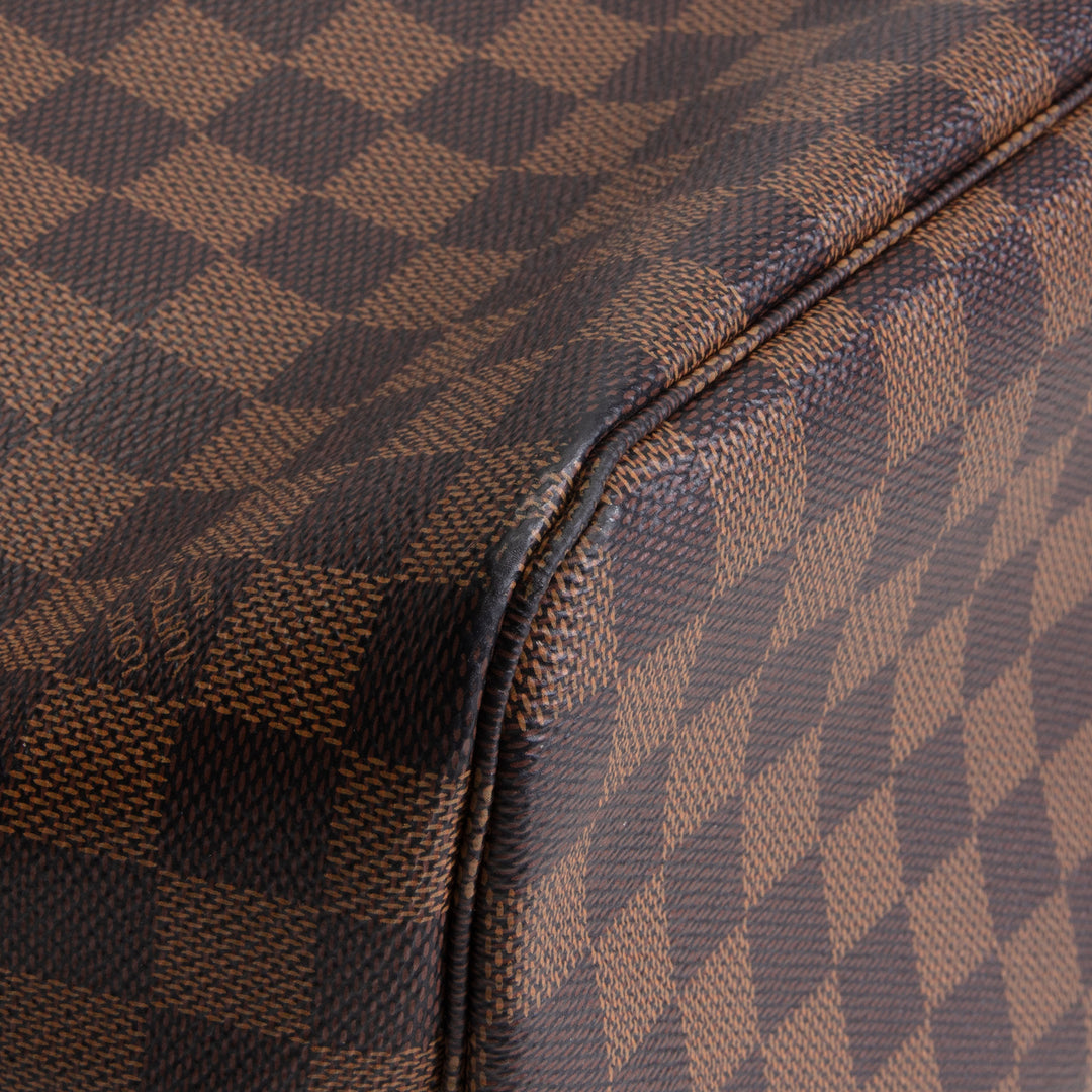 LOUIS VUITTON Damier Ebene Neverfull MM w/ Pouch