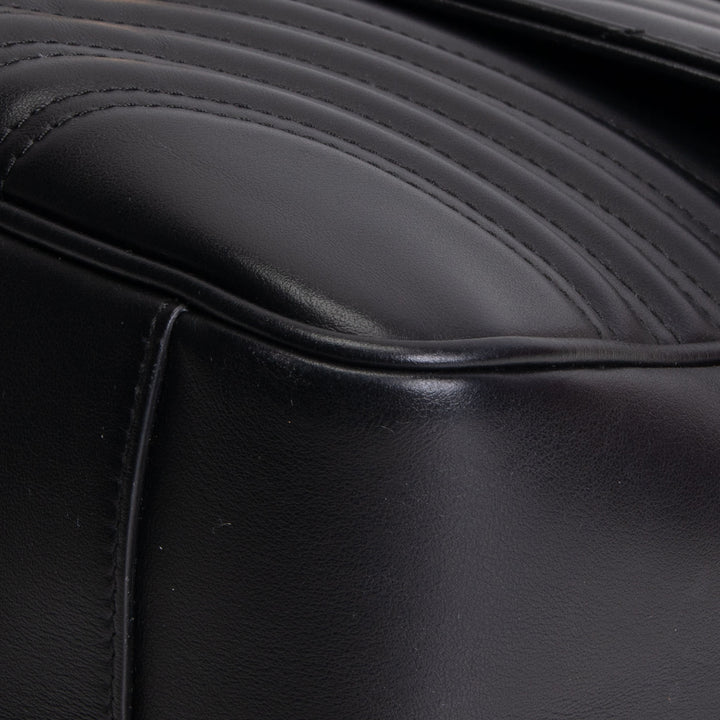 GUCCI Marmont Top Handle Shoulder Bag - Black