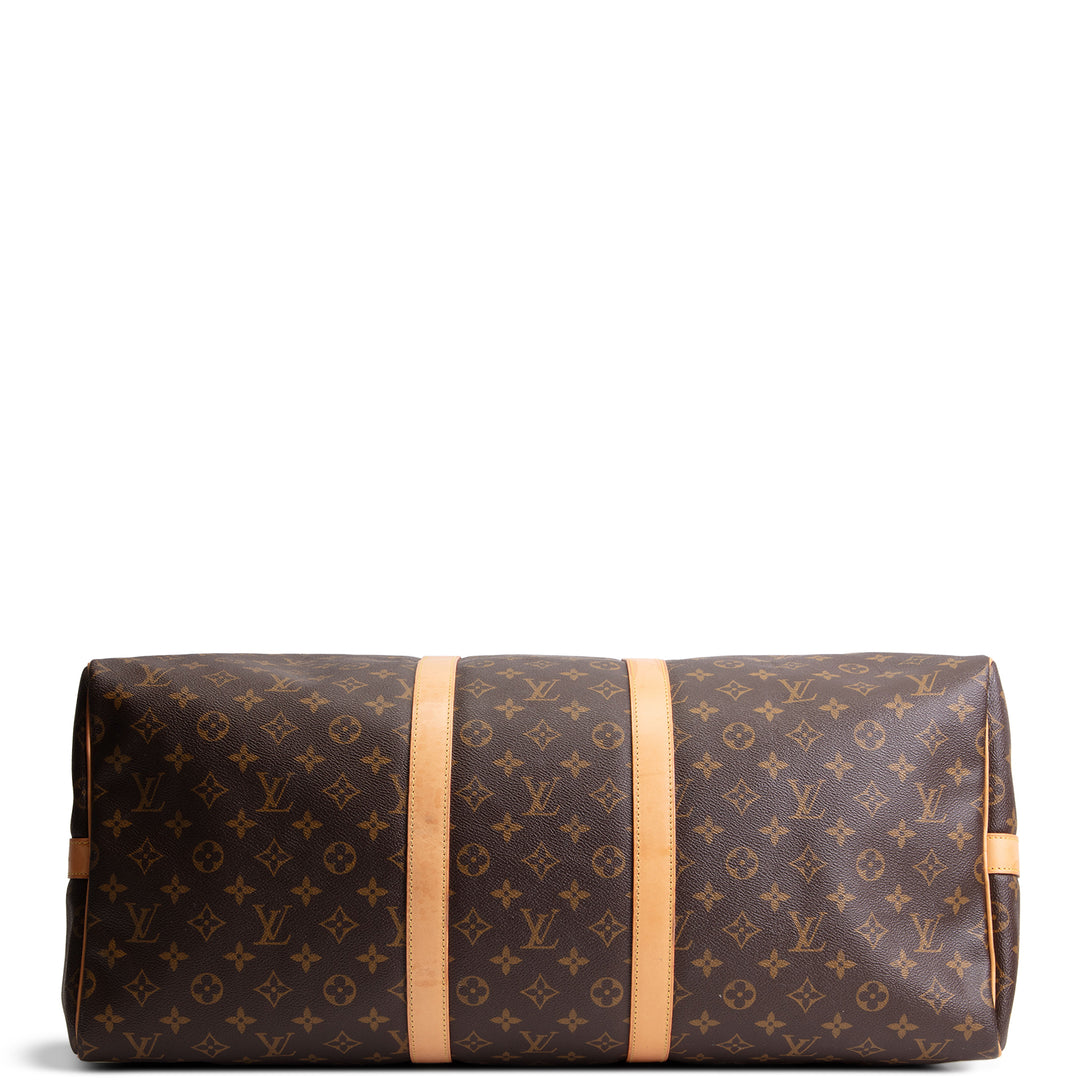 LOUIS VUITTON Monogram Keepall Bandouliere 55