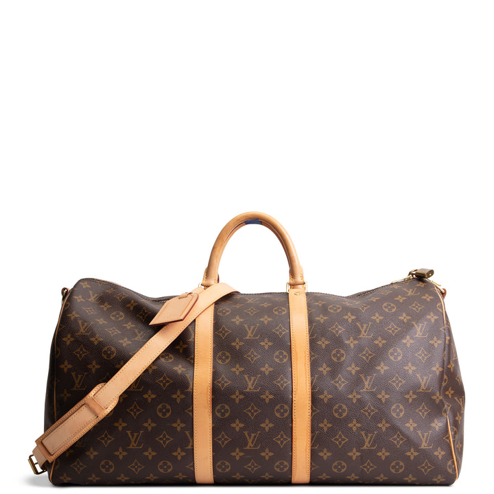 LOUIS VUITTON Monogram Keepall Bandouliere 55
