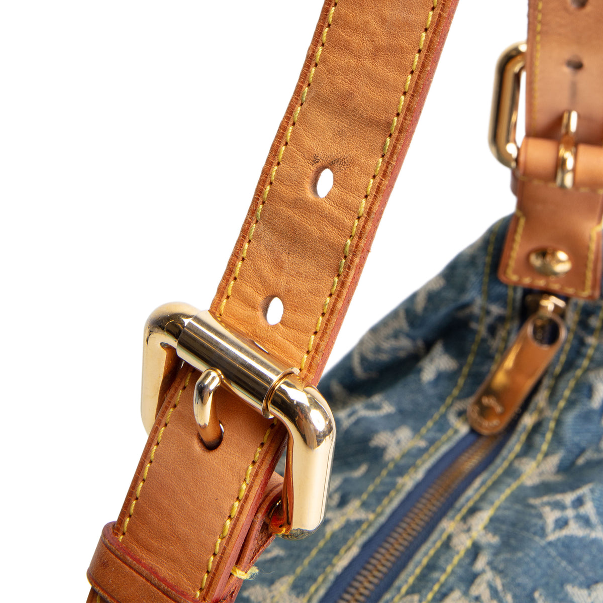 LOUIS VUITTON Monogram Denim Baggy GM - Blue