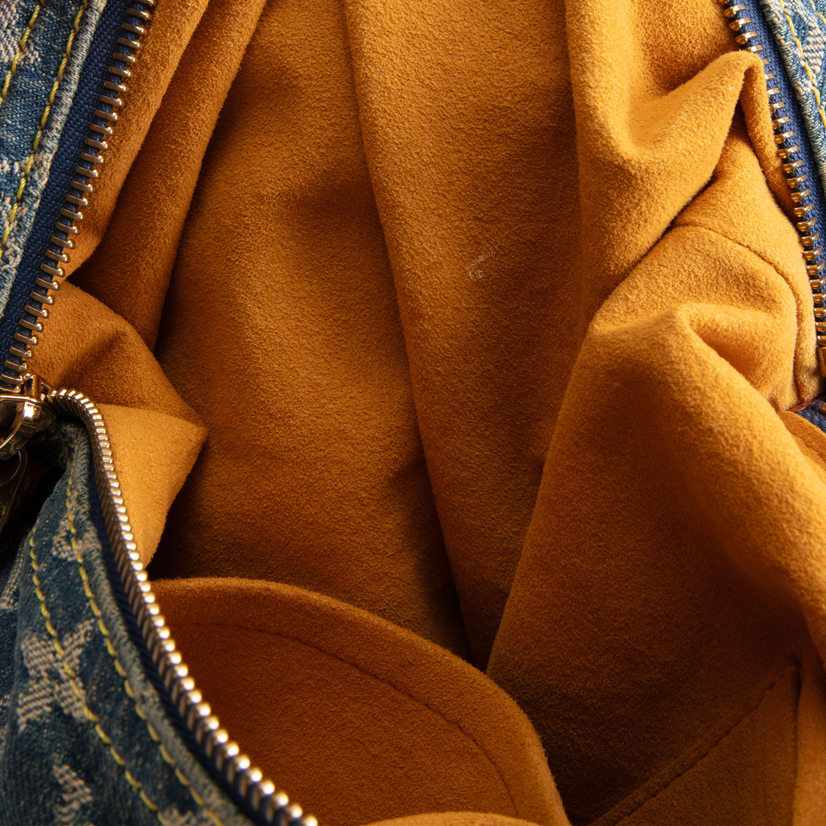 LOUIS VUITTON Monogram Denim Baggy GM - Blue