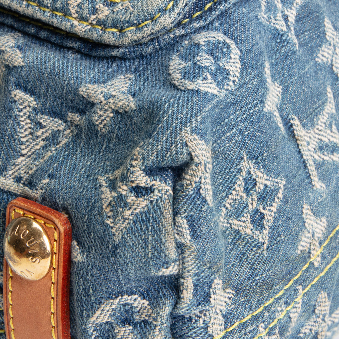 LOUIS VUITTON Monogram Denim Baggy GM - Blue