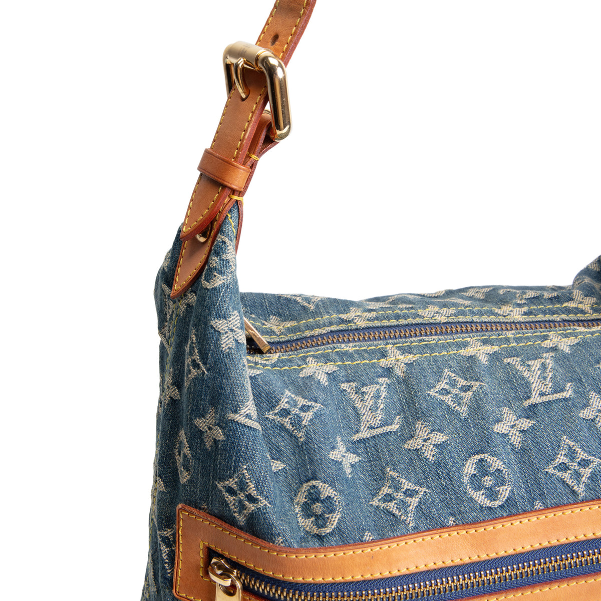 LOUIS VUITTON Monogram Denim Baggy GM - Blue