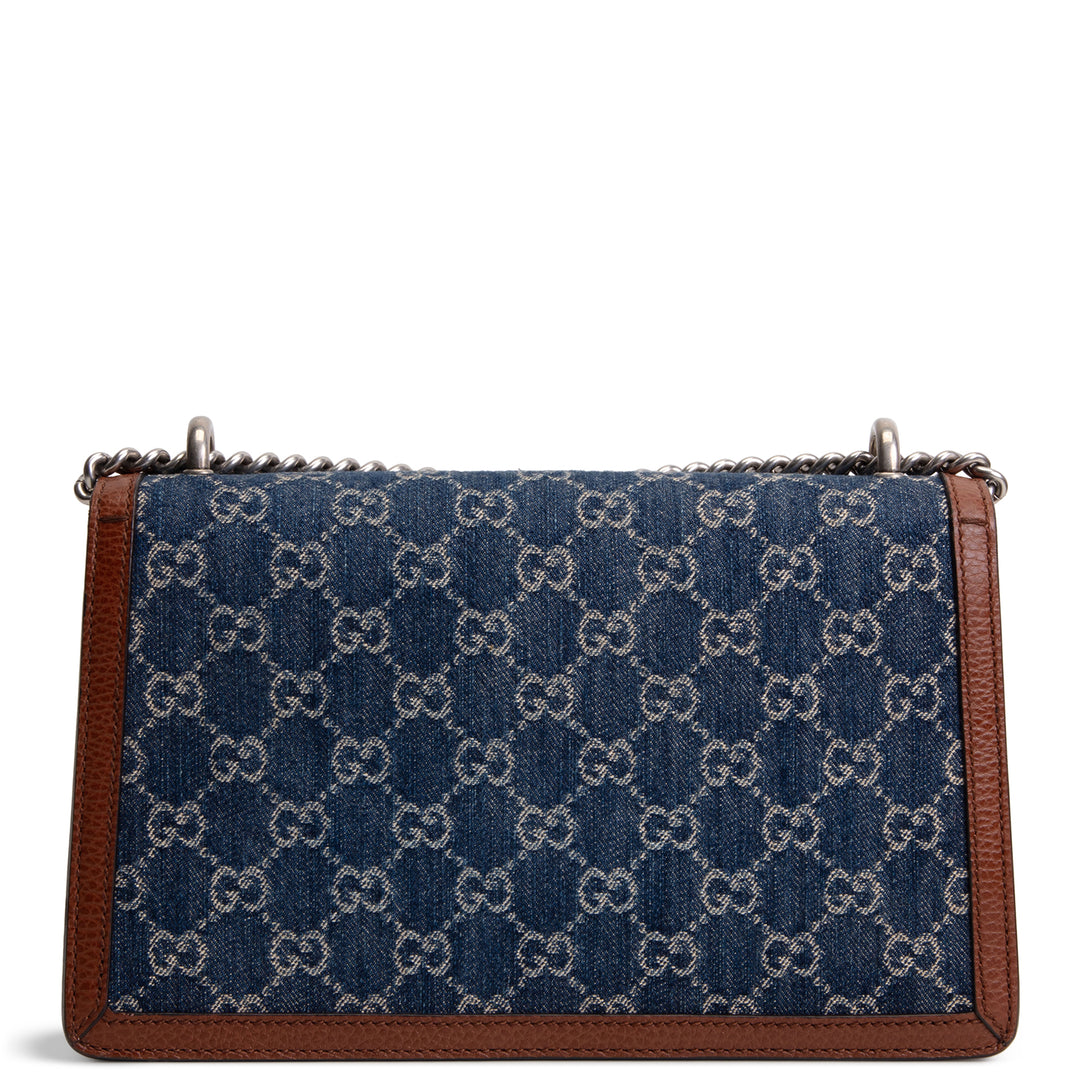 GUCCI GG Demin Small Dionysus Shoulder Bag - Blue