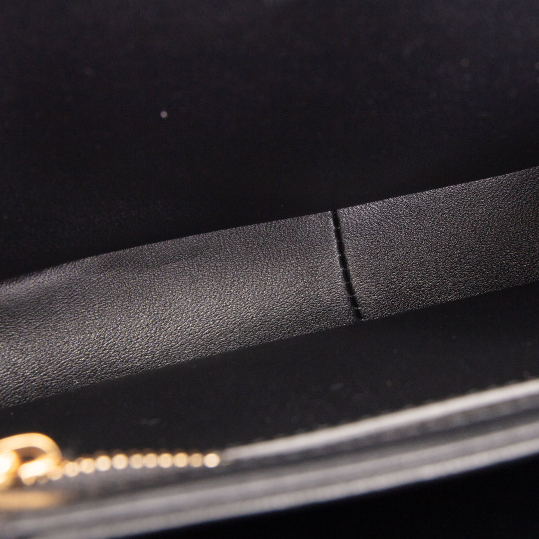CELINE Classique Triomphe Shoulder Bag - Black