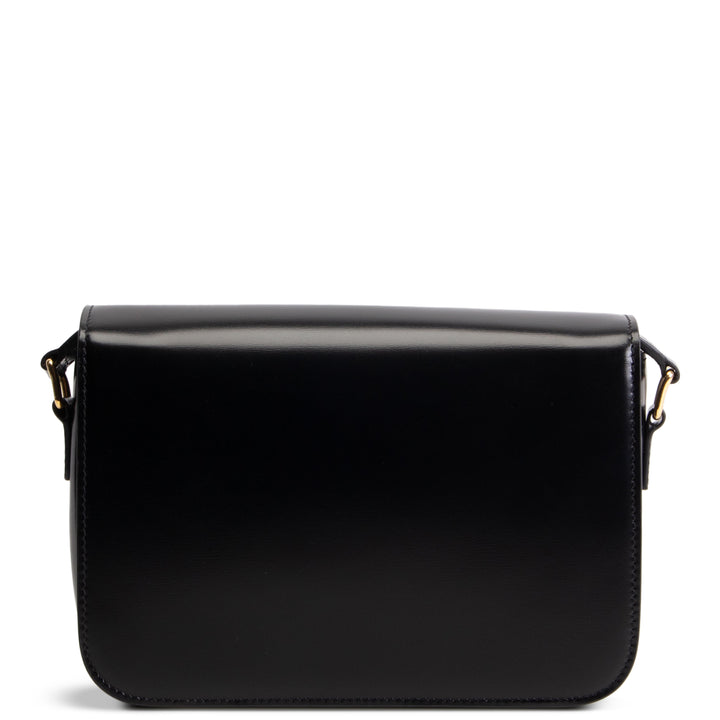 CELINE Classique Triomphe Shoulder Bag - Black
