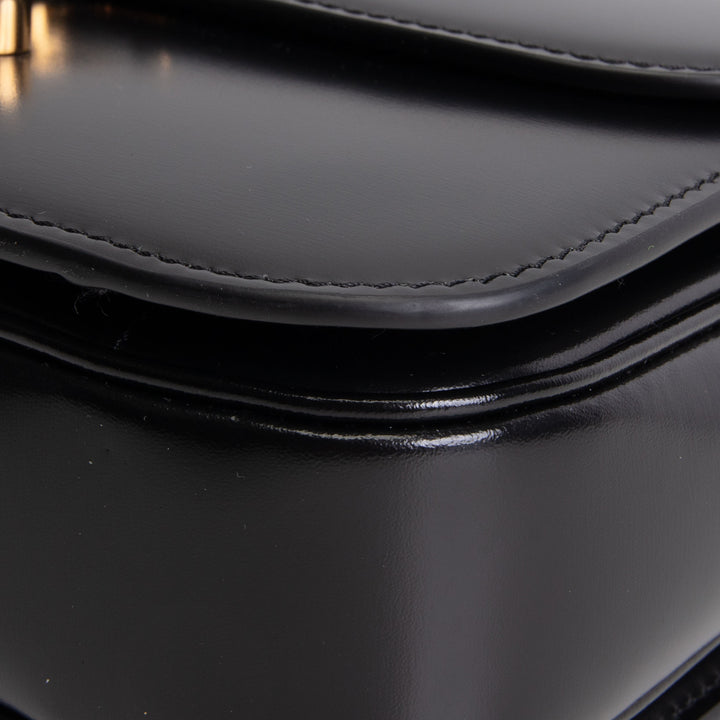CELINE Classique Triomphe Shoulder Bag - Black