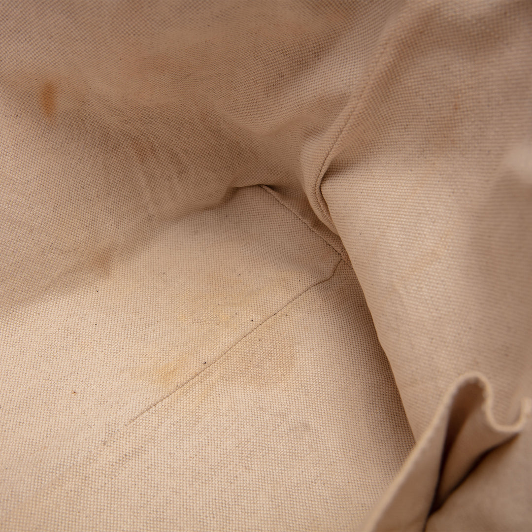 GUCCI Canvas Crafty Laid Back Tote - Tan/Brown OUTLET FINAL SALE