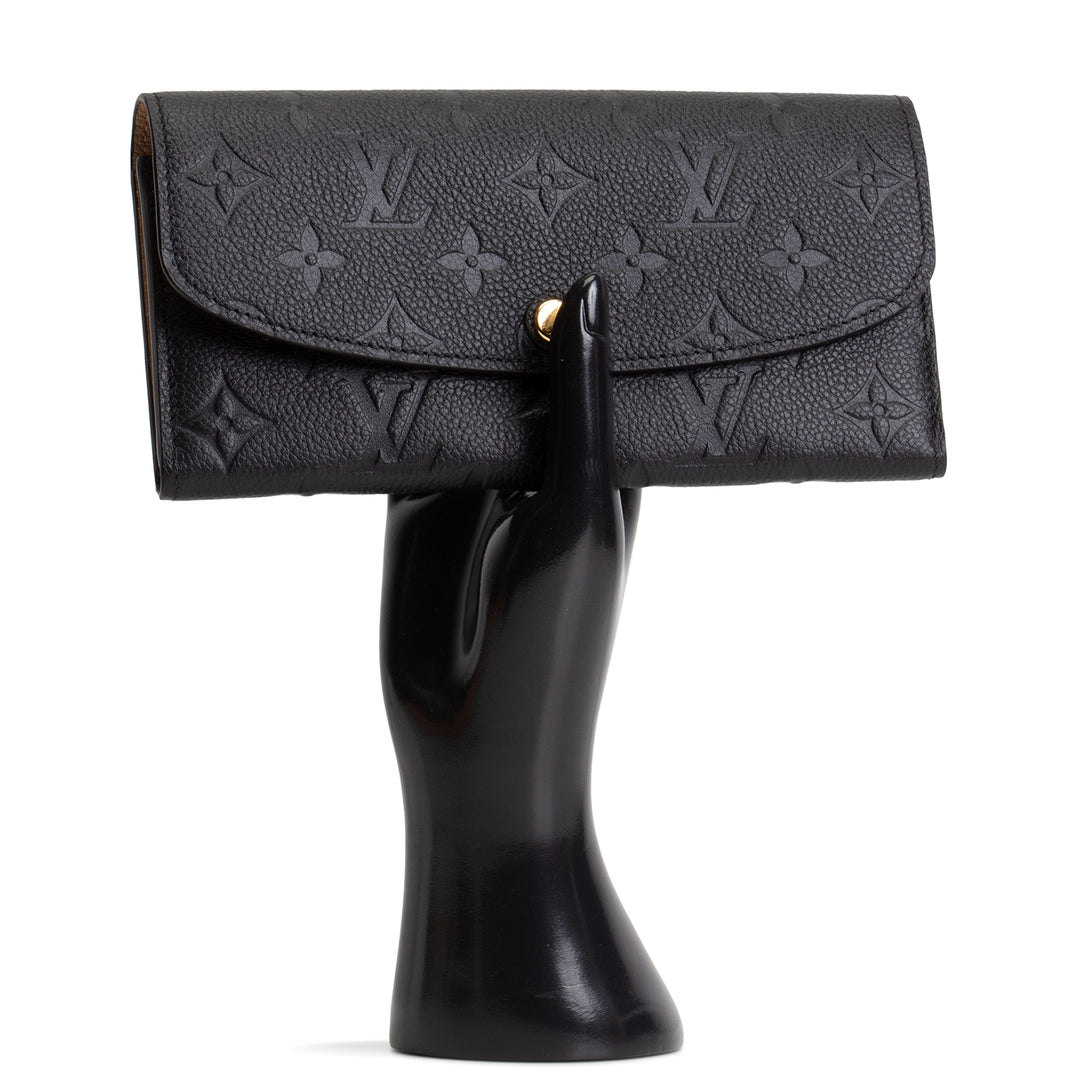 LOUIS VUITTON Empreinte Emilie Wallet - Black