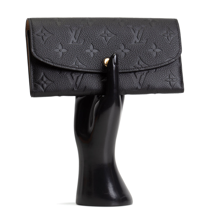 LOUIS VUITTON Empreinte Emilie Wallet - Black