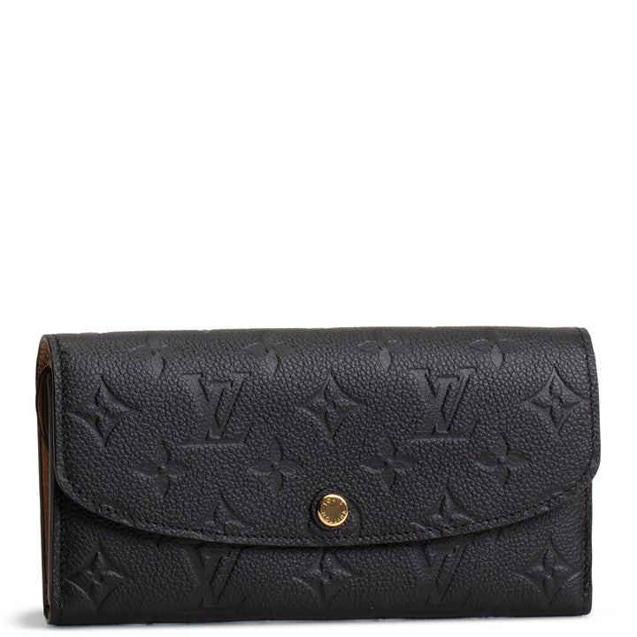 LOUIS VUITTON Empreinte Emilie Wallet - Black