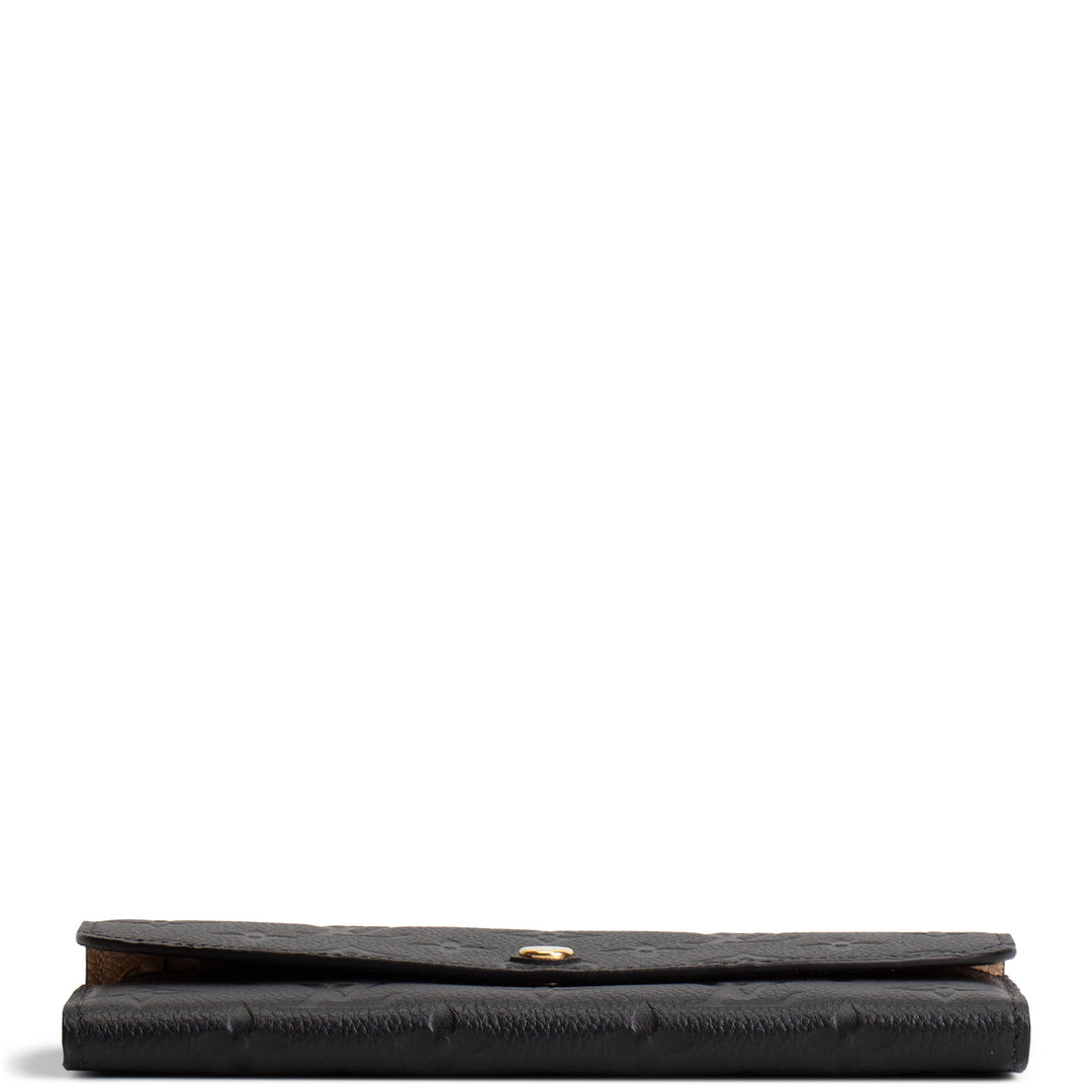 LOUIS VUITTON Empreinte Emilie Wallet - Black