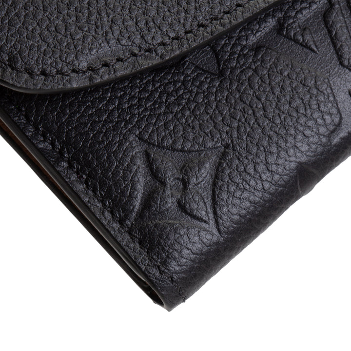 LOUIS VUITTON Empreinte Emilie Wallet - Black