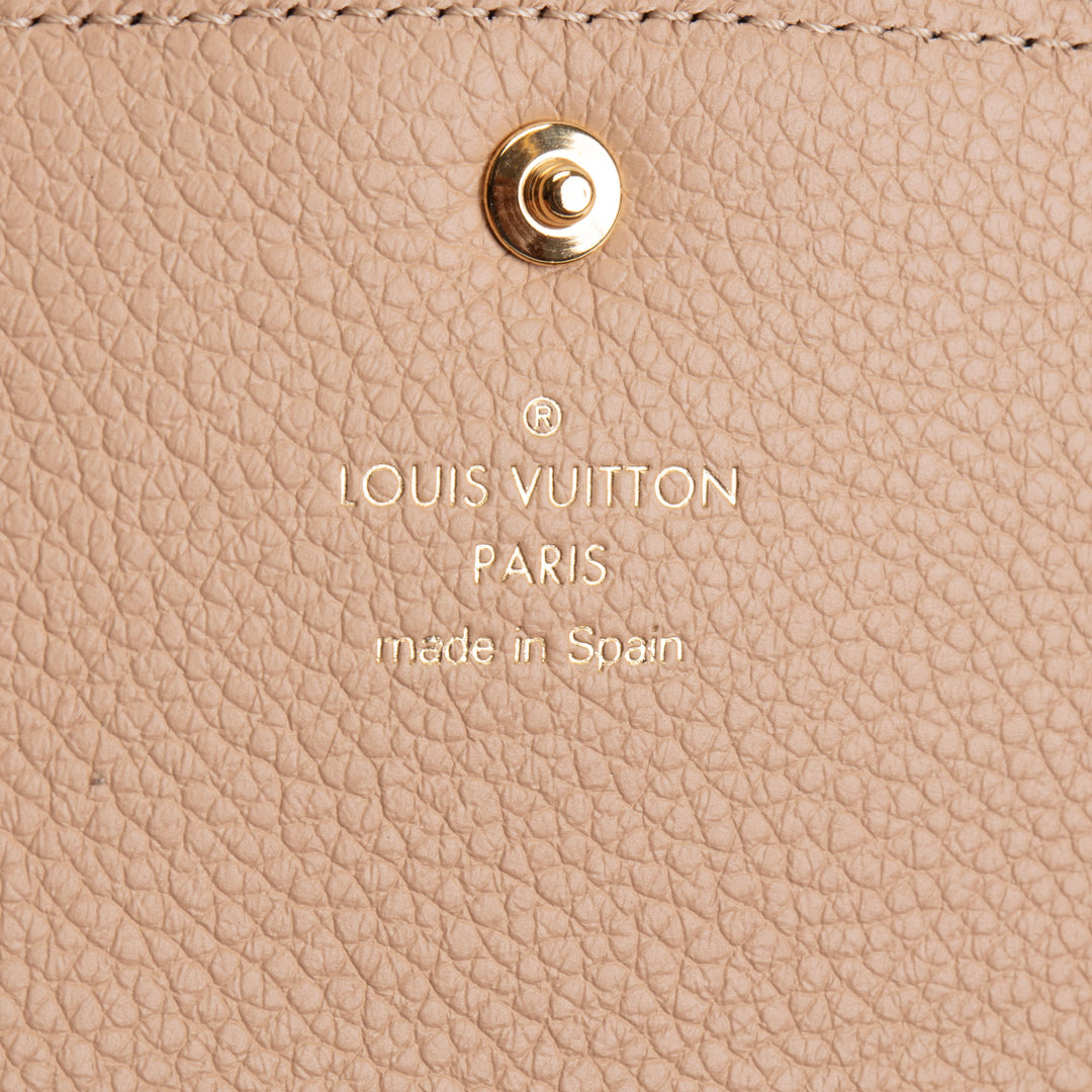 LOUIS VUITTON Empreinte Emilie Wallet - Black