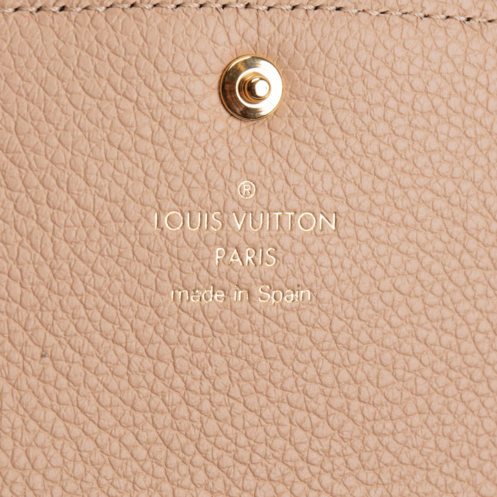LOUIS VUITTON Empreinte Emilie Wallet - Black