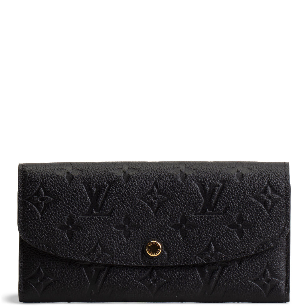 LOUIS VUITTON Empreinte Emilie Wallet - Black