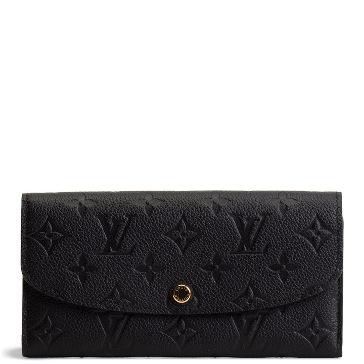 LOUIS VUITTON Empreinte Emilie Wallet - Black