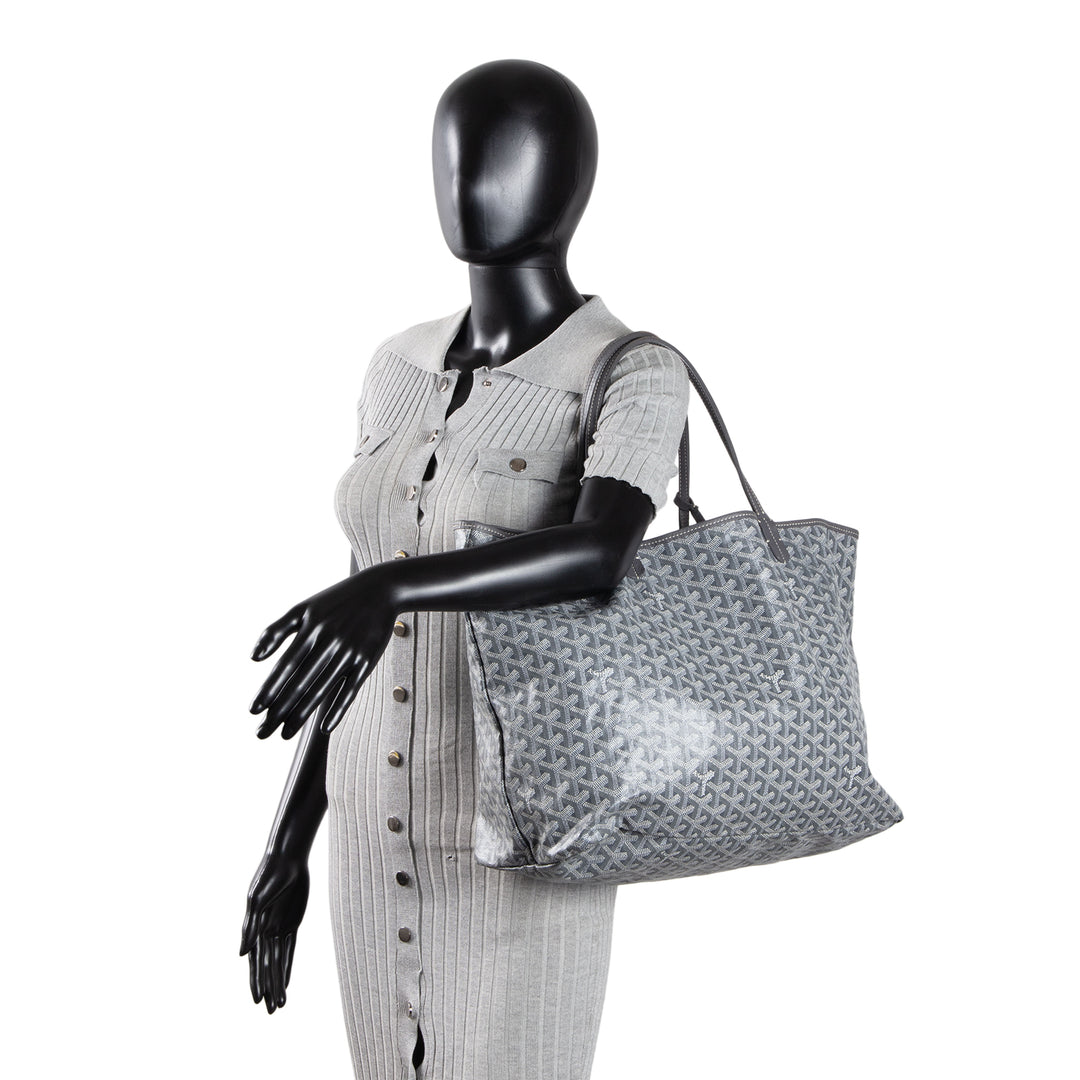 GOYARD Goyardine St. Louis w/ Pouch - Grey