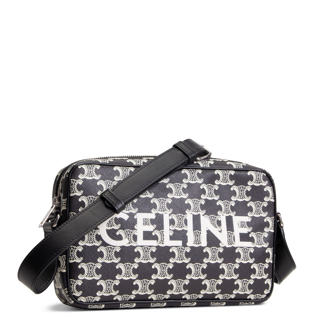 CELINE Triomphe Messenger - Black